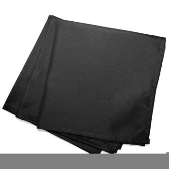 Wicotex Servetten Essentiel 40x40cm zwart 3 stuks polyester