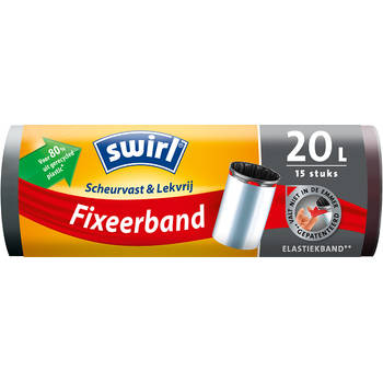 Swirl pedaalemmerzak met Fixeerband 20 Liter