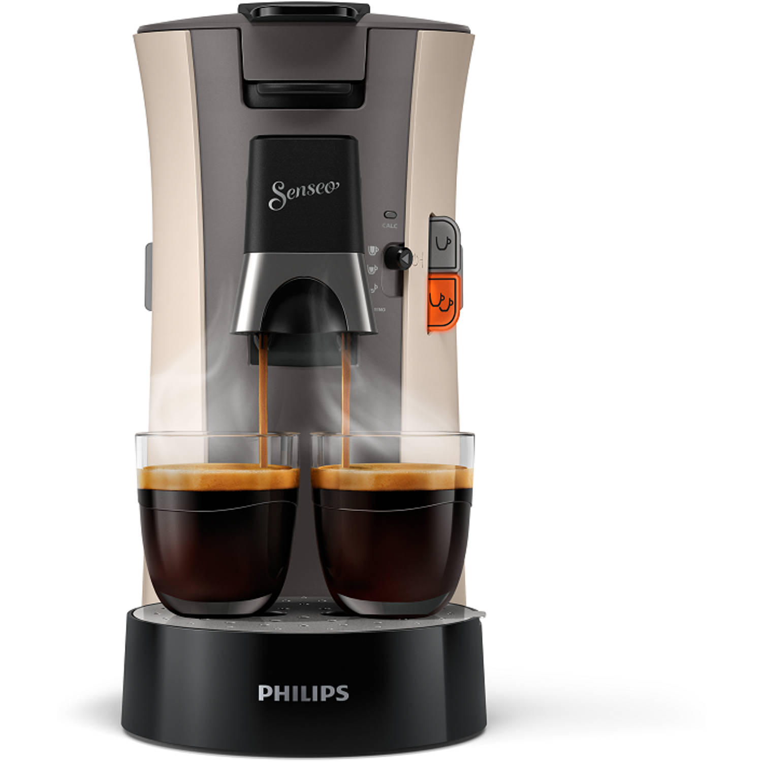 voorkant Mobiliseren inhoudsopgave Philips SENSEO® Select koffiepadmachine CSA240/30 nougat | Blokker