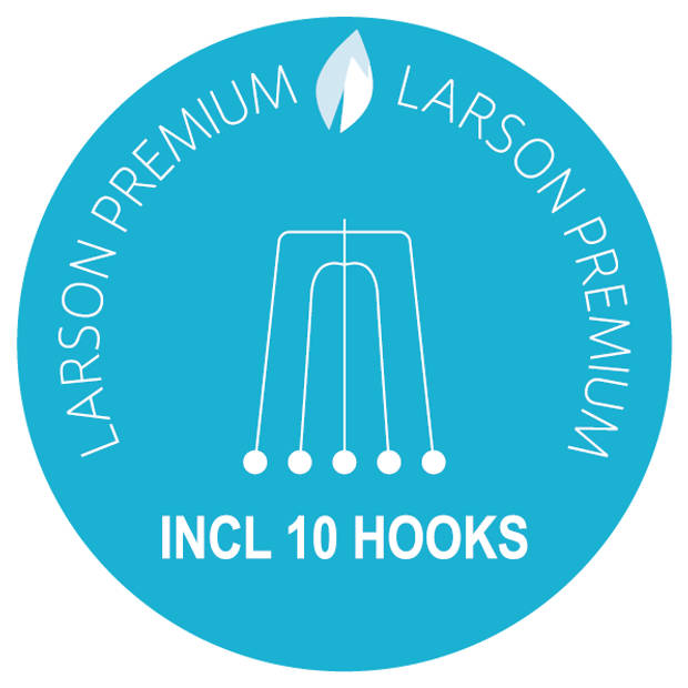 Larson Premium - Gordijnen - 1000% Blackout - 2.8m x 2.7m - Ringen - Donkerblauw
