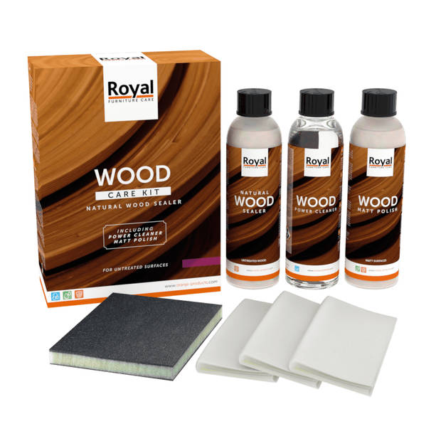 Oranje Furniture Care Natural Wood Sealer - Wood Care Kit