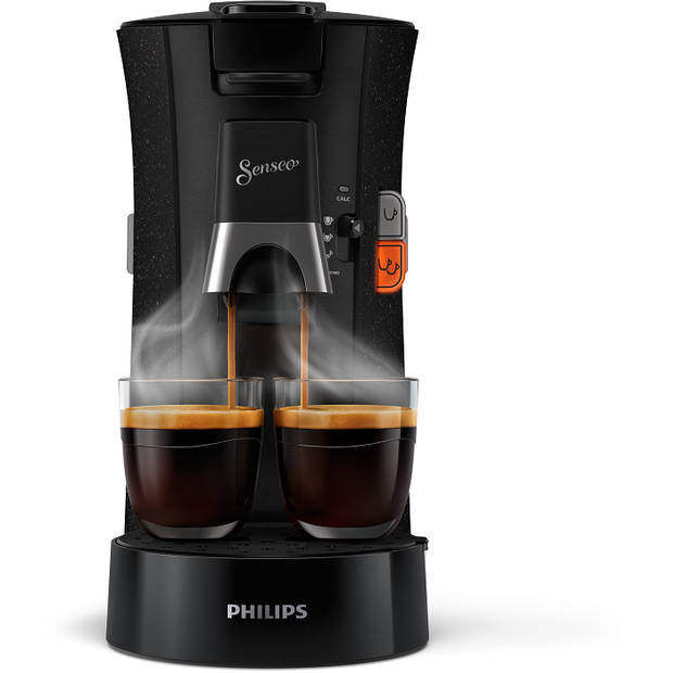 Philips SENSEO® Select koffiepadmachine CSA240/20 Eco - zwart spikkel