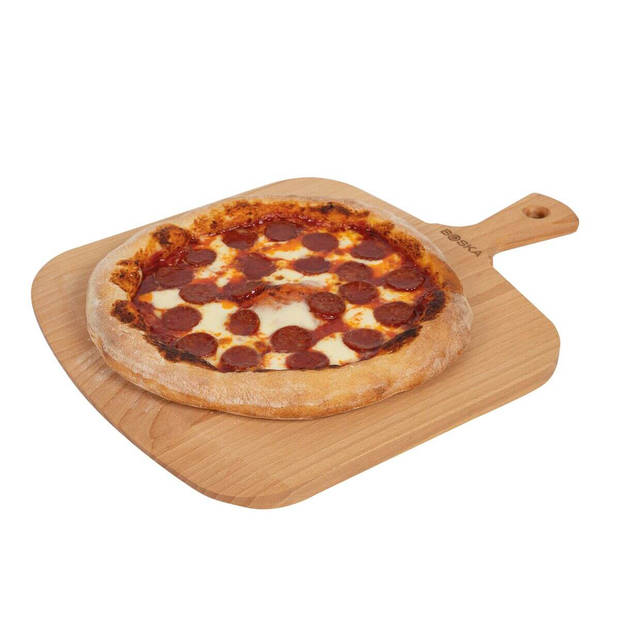 Pizzaschep Amigo - Kort handvat - Beukenhout - 30 cm breed