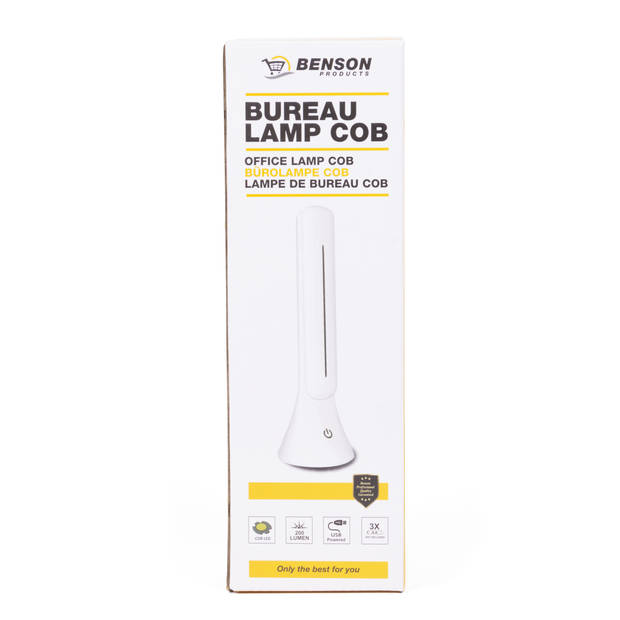 Bureaulamp LED - dimbaar en verstelbaar 7.5 x 25 cm - Bureaulampen