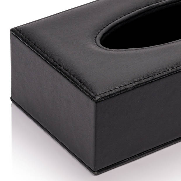 Decopatent® Tissue box Kunstleer - Tissues Tissuedoos - Luxe doos voor