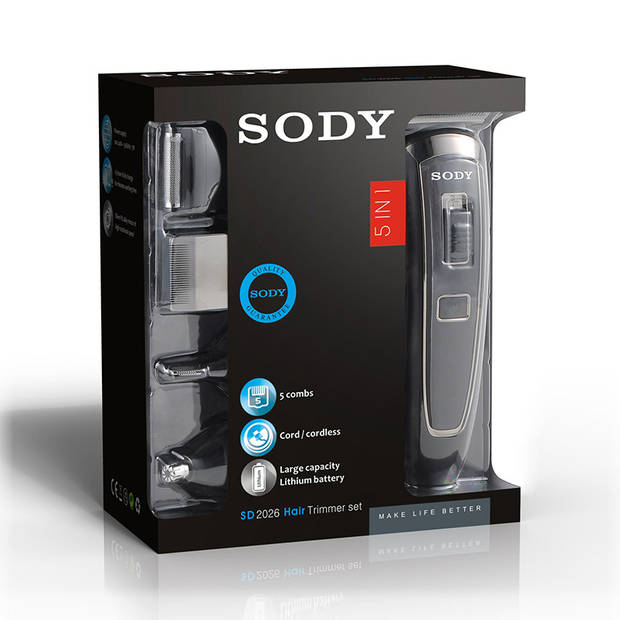 SODY - SD2026 - 5-in-1 Elektrische Scheerapparaat