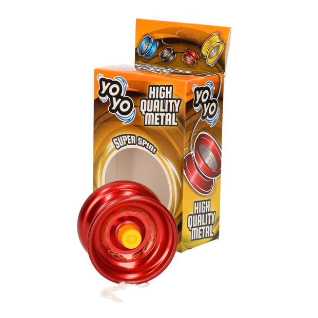 Rode speelgoed jojo voor kinderen en volwassenen - Jojo