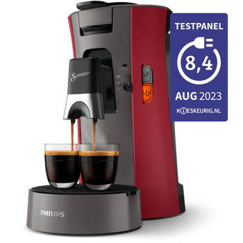 Blokker Philips SENSEO® Select koffiepadmachine CSA230/90 rood aanbieding