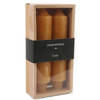 Countryfield kaarsen Vela 15,5 cm wax oranje 2 stuks