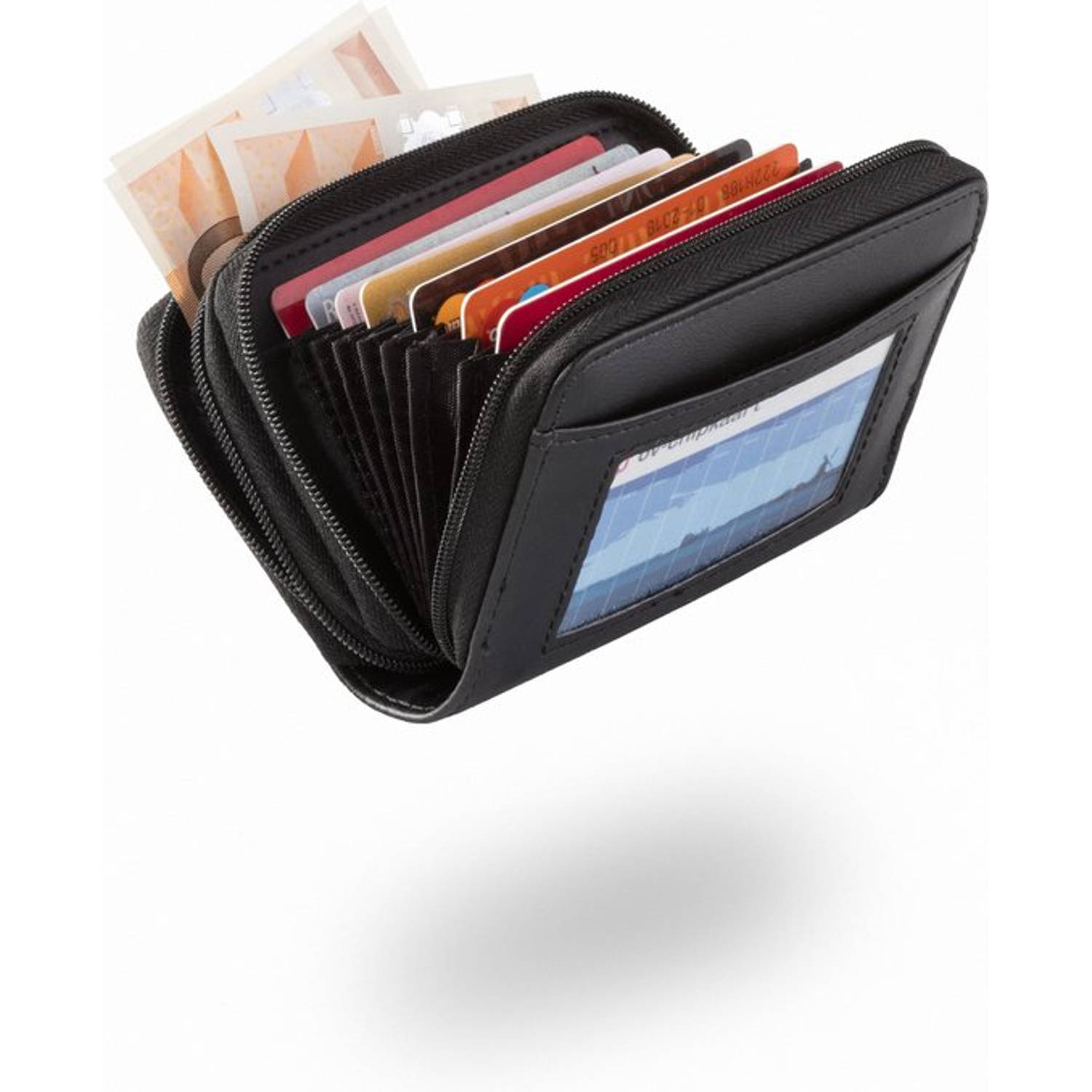RRJ Safe Wallet 2.0 - Pasjes Houder 36 Pasjes - RFID Blocking