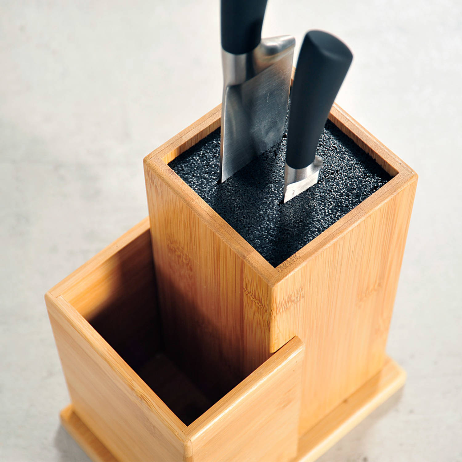 Bamboe - Messenblok zonder messen - Messenhouder vak | Blokker