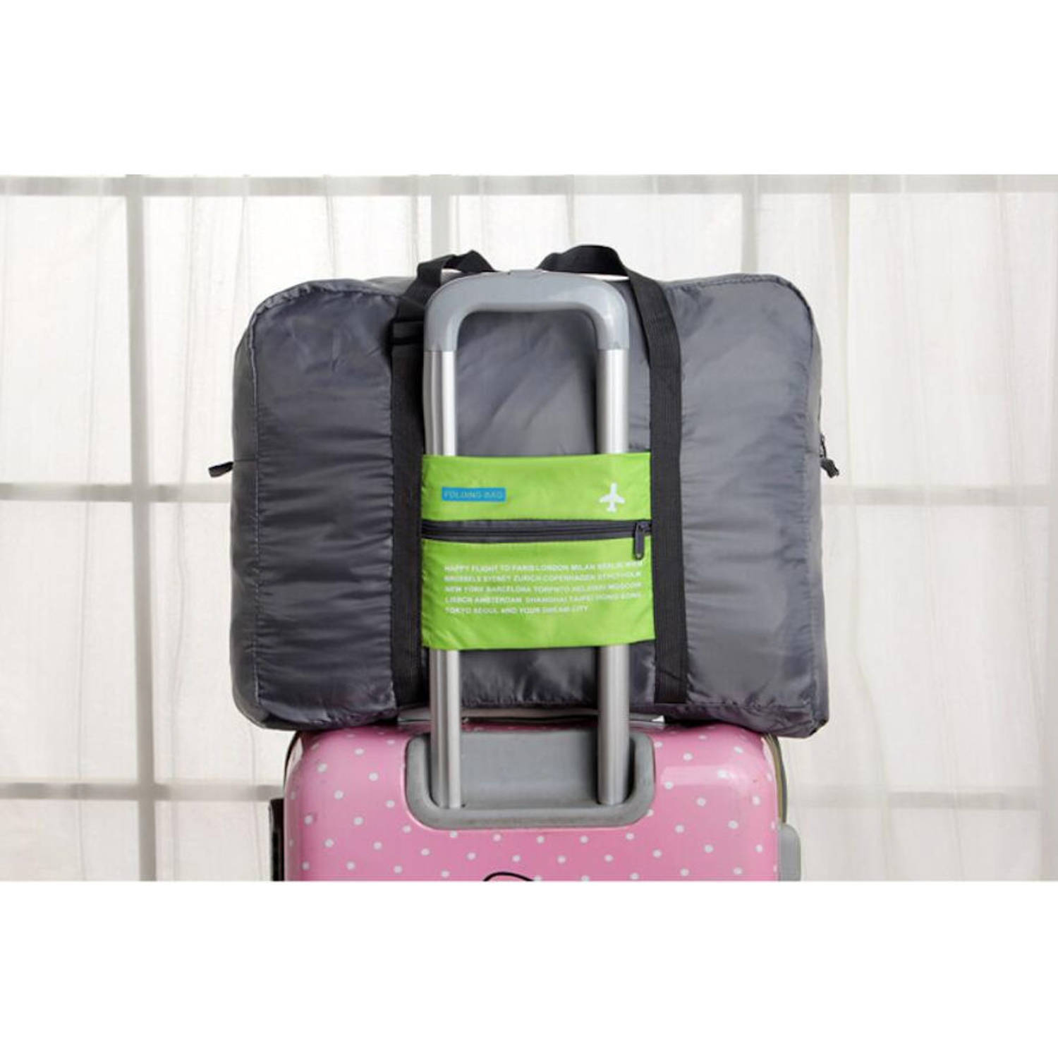 twee Struikelen Verdienen Decopatent® Reistas Flightbag - Handbagage koffer reis tas - Travelbag |  Blokker