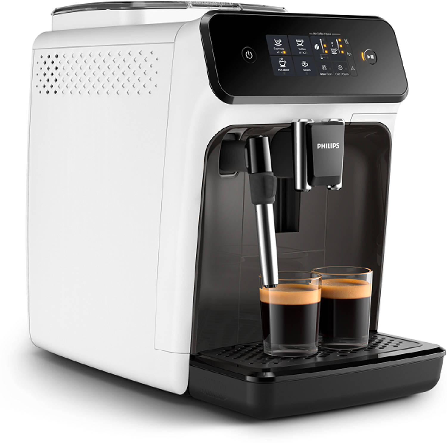Philips volautomaat espressomachine 1200 series - wit | Blokker