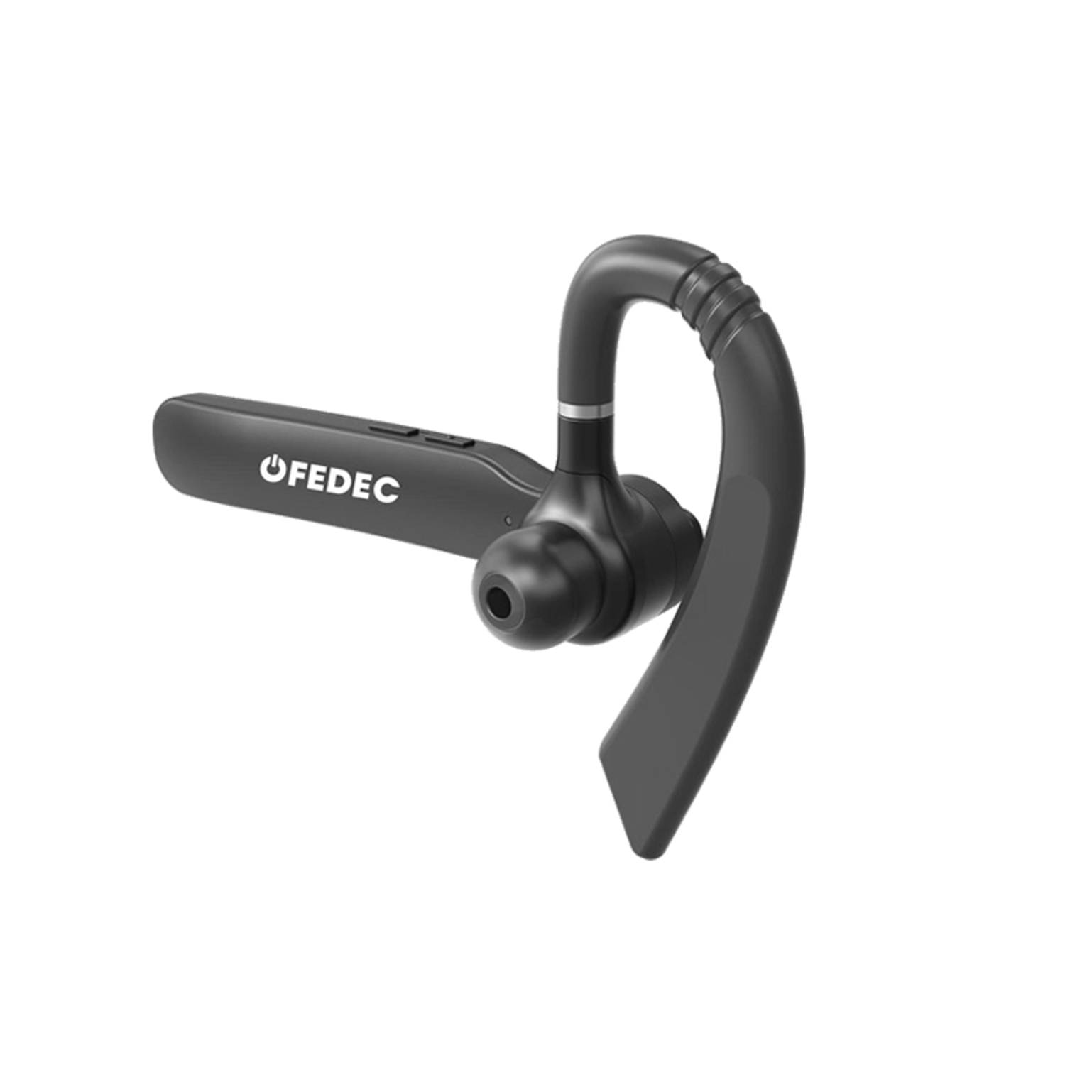 Fedec Headset Q2A - Verstelbare Microfoon - Accu - Opneemknop, Verstelbare Volume, Mute | Blokker
