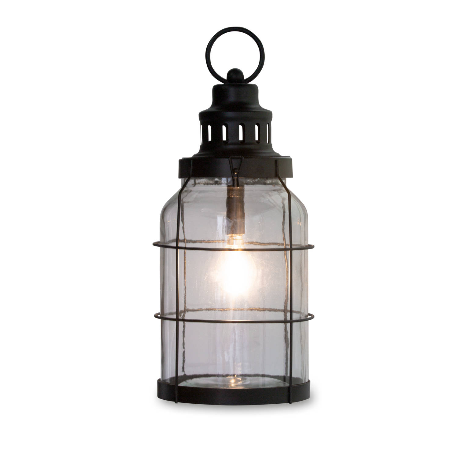 lantaarn Lexington LED - 40,5 cm - zwart | Blokker