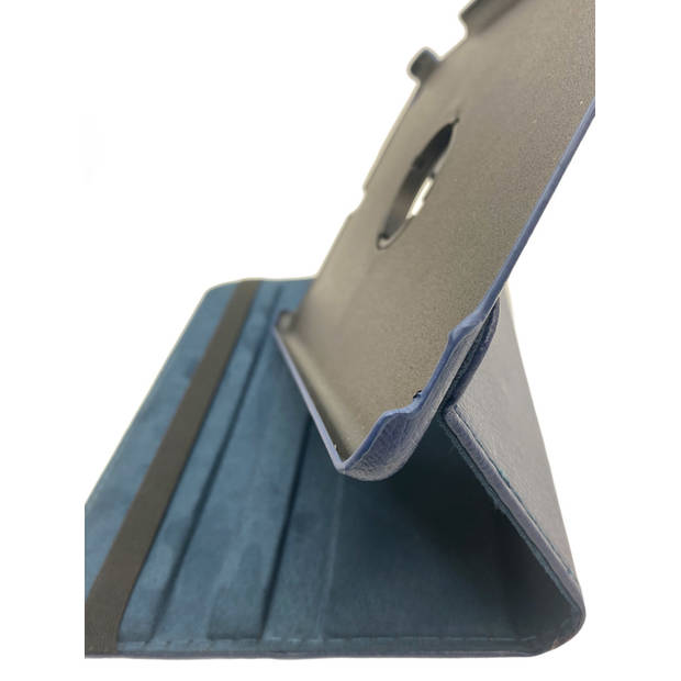 HEM Tablet hoes geschikt voor Tab A (2019) - Donkerblauw - 10.1 inch - Draaibare hoes - Met Stylus Pen