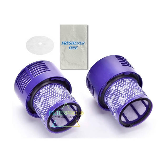 Twee HEPA filters voor Dyson V10 inclusief luchtverfrisser