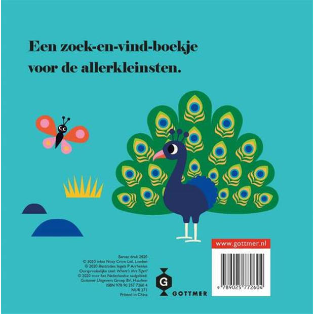 Gottmer Flapjesboek: Tijger, waar ben je (karton). 2+