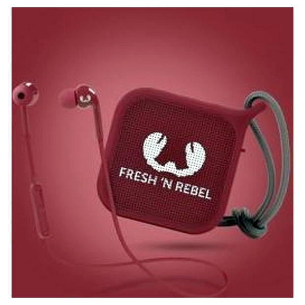 Fresh 'N Rebel Ruby Pack Mono Draadloze Luidspreker Rood