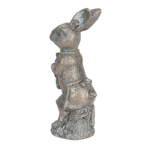 Clayre & Eef Bruine Decoratie konijn 6*4*13 cm 6PR3089CH