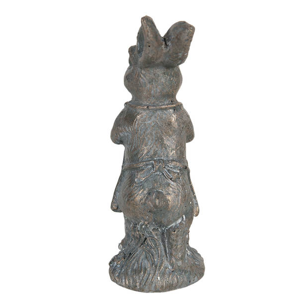 Clayre & Eef Bruine Decoratie konijn 4*4*11 cm 6PR3090CH