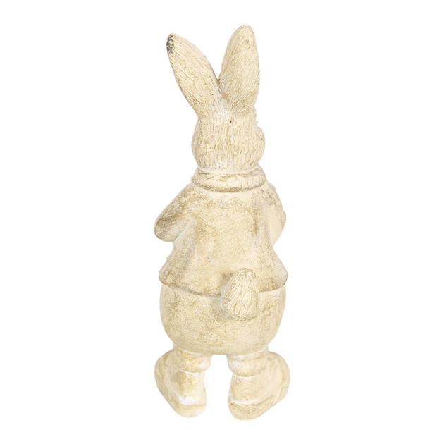Clayre & Eef Witte Decoratie konijn 6*6*13 cm 6PR3096W