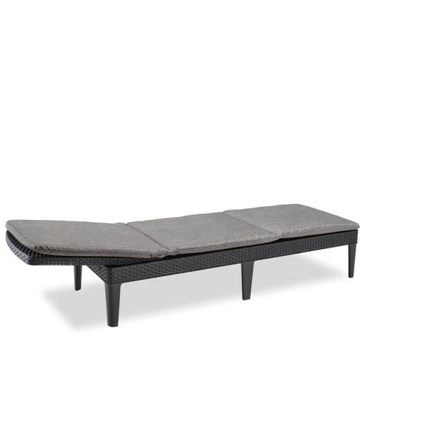 Allibert Jaipur Ligbed - 58x187,5x29 cm - Grafiet