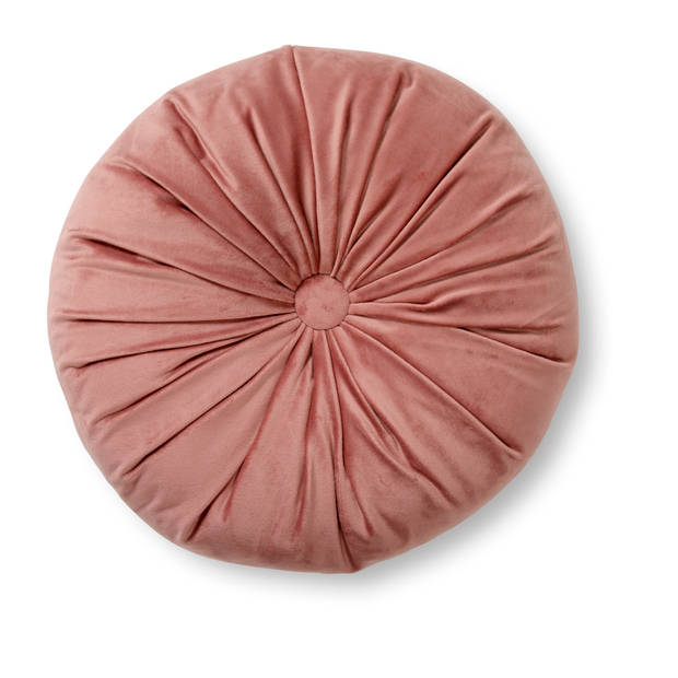 Blokker kussen Montreal - roze - Ø 38 cm