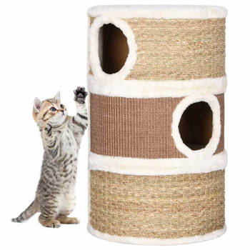 vidaXL Kattenkrabton 60 cm zeegras