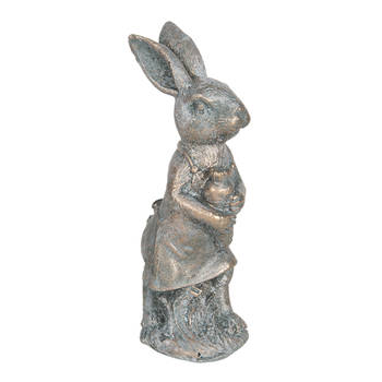 Clayre & Eef Bruine Decoratie konijn 6*4*13 cm 6PR3089CH