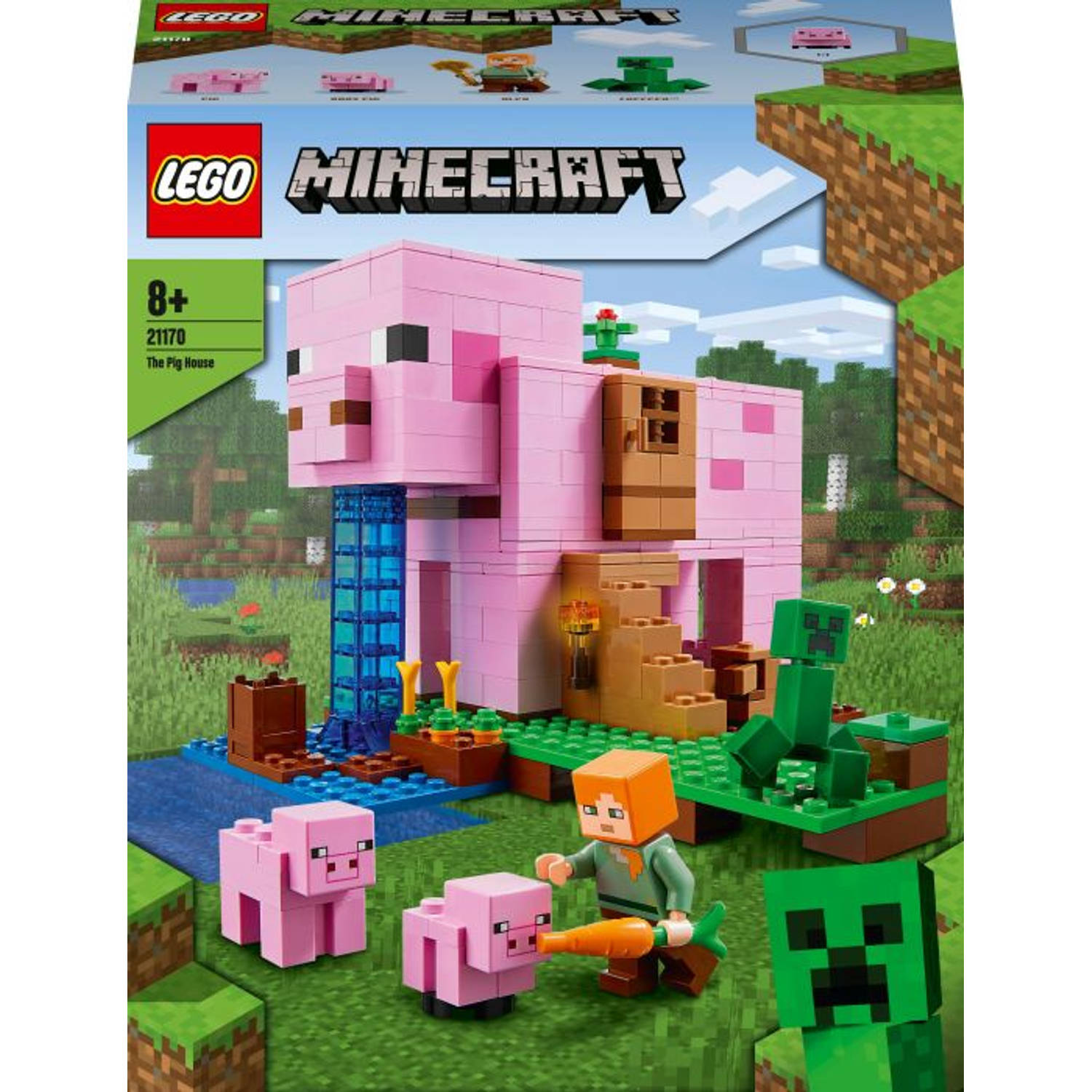 Lego Minecraft Het Varkenshuis 21170