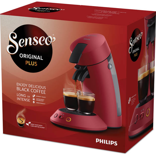 Philips SENSEO® Original Plus koffiepadmachine CSA210/90 - rood