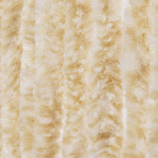 Wicotex Vliegengordijn-kattenstaart- 120x240 cm beige/wit mix in doos