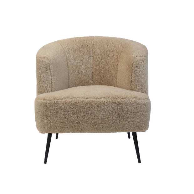 Bronx71 Teddy fauteuil Billy taupe/beige.