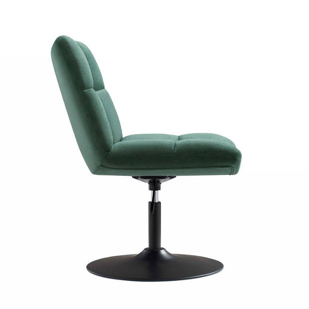 Design fauteuil Lille - Velvet groen