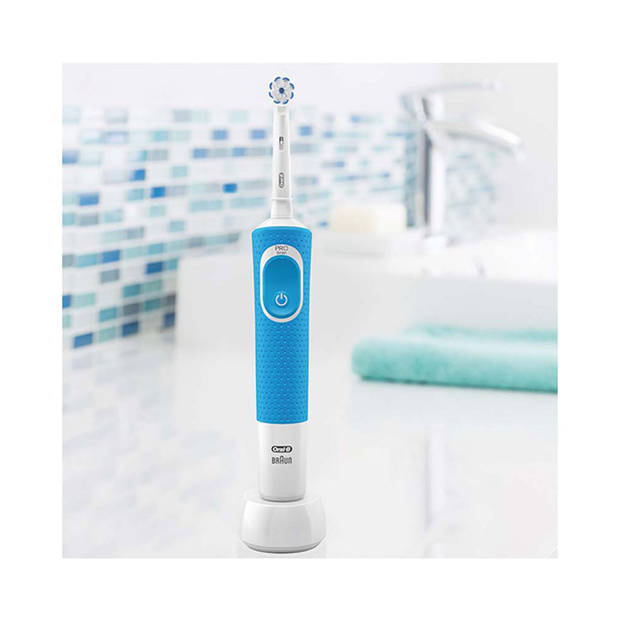 Oral-B Vitality 100 CrossAction - Elektrische Tandenborstel Powered By Braun - Blauw