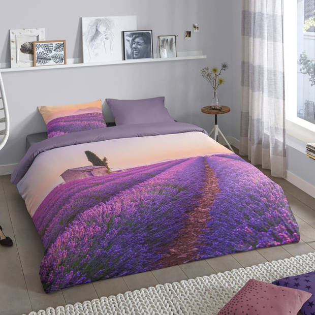 Pure Dekbedovertrek Lavender-1-persoons (140 x 200/220 cm)