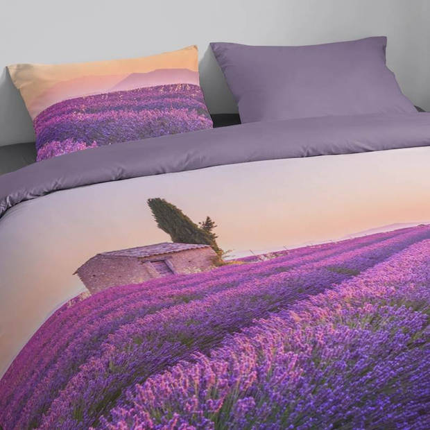 Pure Dekbedovertrek Micropercal Lavender - violet 240x200/220cm