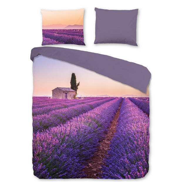 Pure Dekbedovertrek Micropercal Lavender - violet 240x200/220cm