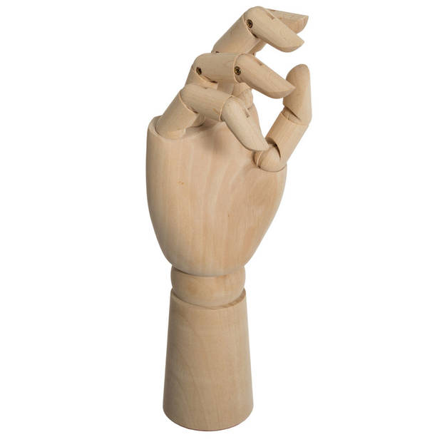 Decopatent® Tekenhand - Houten Hand model - Handen Tekenmodel -