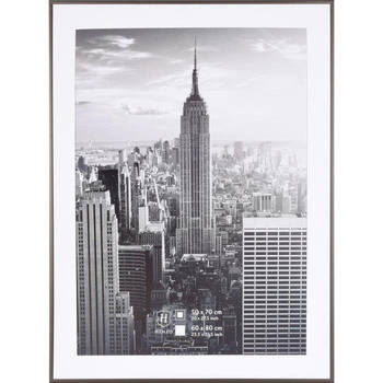 Henzo Fotolijst - Manhattan - Fotomaat 70x100 cm - Donkergrijs