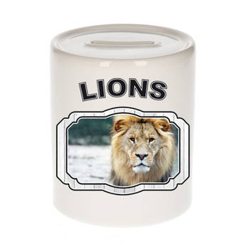 Dieren liefhebber leeuw spaarpot - leeuwen cadeau - Spaarpotten