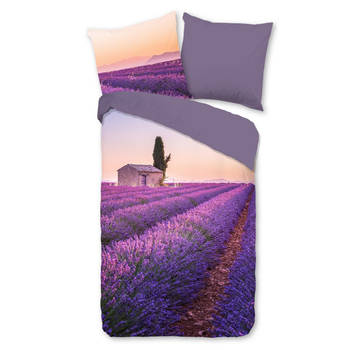 Pure Dekbedovertrek Micropercal Lavender - violet 140x200/220cm