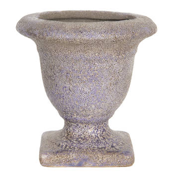 Clayre & Eef Paarse Decoratie bloempot Ø 12*12 cm 6CE1224