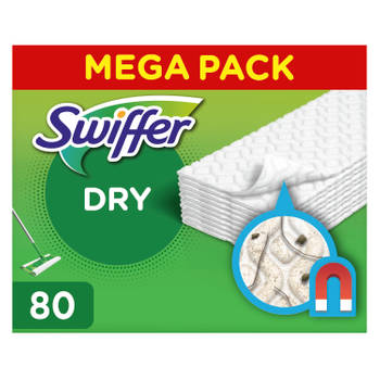Swiffer Sweeper droge vloerdoekjes navulling - 80st