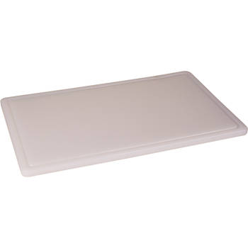 Snijplank met geul Hygiene 1/1 53 x 32.5 cm Polyethyleen Wit