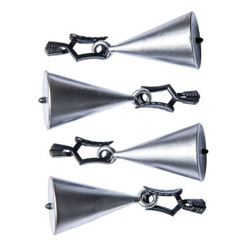 Wicotex Tafelkleed-hangers kegels zilver