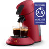 Philips SENSEO® Original Plus koffiepadmachine CSA210/90 rood