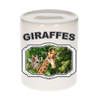 Dieren liefhebber giraffe spaarpot - giraffen cadeau - Spaarpotten