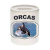 Dieren liefhebber grote orka spaarpot - orka walvissen cadeau - Spaarpotten